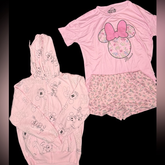 Disney Other - NWT Disney Minnie Mouse Pajama Set & Hoodie for all the Disney Lovers